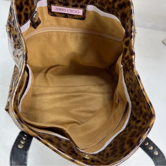 Jimmy Choo Leopard Print Hand Bag - Picture 10 of 12